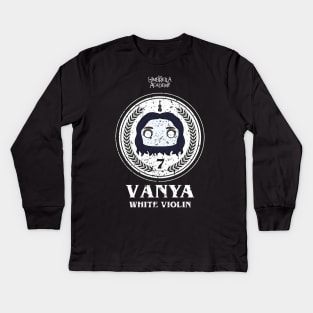 UMBRELLA ACADEMY 2: VANYA WHITE VIOLIN Kids Long Sleeve T-Shirt